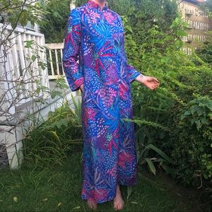 🌺 vintage evelyn pearson lounge robe 🌺